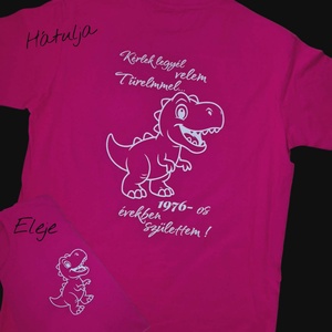 Szülinapos egyedi póló,bármilyen évszámmal,rendelhető - Meska.hu