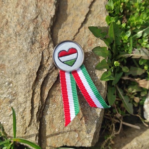 Kokárda, Ékszer, Ékszerszett, Fémmegmunkálás, Tűzzománc, Meska
