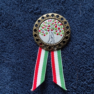 Kokárda - ékszer - kitűző és bross - Meska.hu