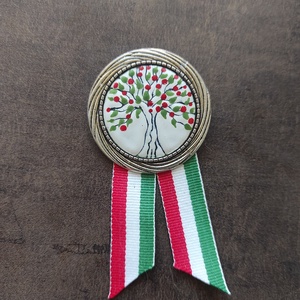 Kokárda - ékszer - kitűző és bross - Meska.hu