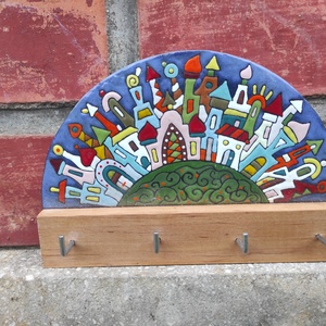 Fali kulcsakasztó - Meska.hu