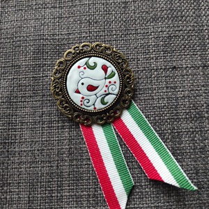 Kokárda - ékszer - kitűző és bross - Meska.hu