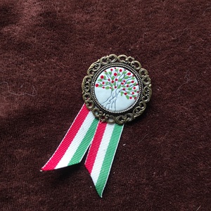 Kokárda, Ékszer, Kitűző és Bross, Fémmegmunkálás, Tűzzománc, MESKA