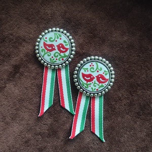 Kokárda, Ékszer, Kitűző és Bross, Fémmegmunkálás, Tűzzománc, MESKA