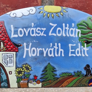 Tűzzománc tábla - Meska.hu