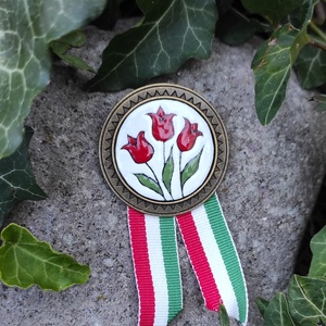 Tűzzománc kitűző - Meska.hu