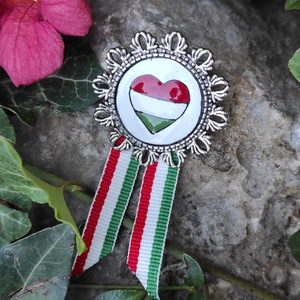 Tűzzománc kitűző - Meska.hu