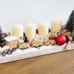 Adventi asztaldísz - karácsony - adventi díszek - adventi asztaldísz - Meska.hu