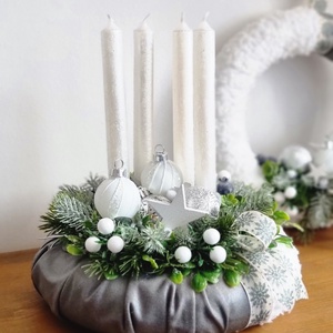 Adventi szett - karácsony - adventi díszek - adventi koszorú - Meska.hu
