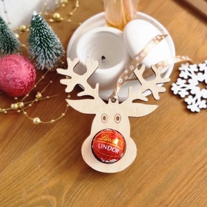 Rudolfos fenyődísz, Karácsony, Karácsonyi lakásdekoráció, Karácsonyfadíszek, Famegmunkálás, MESKA