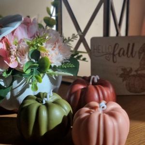 Őszi illatos gyertya - kellékek & szerszámok - dekorációs kellékek - őszi dekor - őszi dekortök - Meska.hu