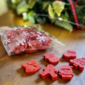 Karácsonyi illatviasz és párologtató szett - otthon & életmód - gyertya, illat, aroma - illatviasz - Meska.hu