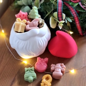 Kerámia tároló - karácsony - mikulás - mikulás beltéri dekoráció - Meska.hu