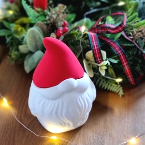 Kerámia tároló - karácsony - mikulás - mikulás beltéri dekoráció - Meska.hu