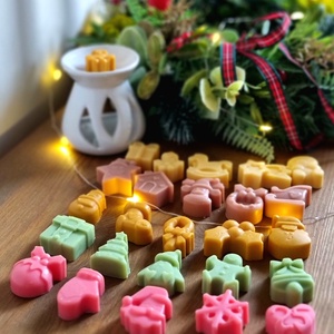 Karácsonyra hangolódós illatviasz szett , Karácsony, Karácsonyi lakásdekoráció, Karácsonyi illatgyertya, mécses, Gyertya-, mécseskészítés, MESKA