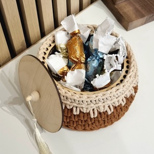 Horgolt tároló - otthon & életmód - dekoráció - asztal és polc dekoráció - horgolt & csipketerítő - Meska.hu