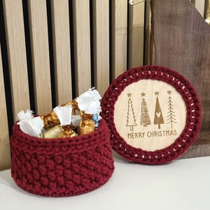 Horgolt tároló - Meska.hu