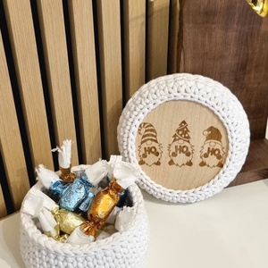 Horgolt tároló - Meska.hu