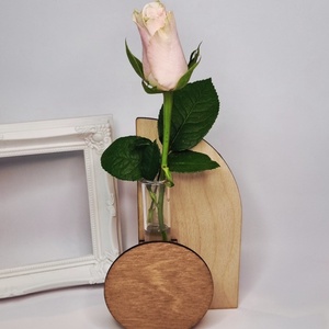 Lézervágott design váza, Otthon & Életmód, Virágdekoráció, Virágtartó, Váza, Famegmunkálás, MESKA