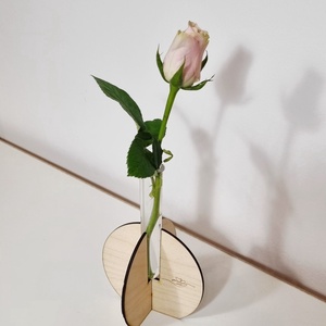 Lézervágott gömb váza, Otthon & Életmód, Virágdekoráció, Virágtartó, Váza, Famegmunkálás, MESKA