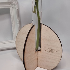 Lézervágott gömb váza - otthon & életmód - virágdekoráció - virágtartó - váza - Meska.hu