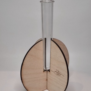 Lézervágott gömb váza - otthon & életmód - virágdekoráció - virágtartó - váza - Meska.hu