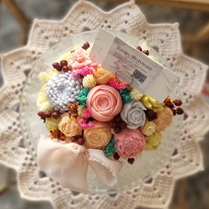 Illatviasz virágbox - otthon & életmód - dekoráció - asztal és polc dekoráció - asztaldísz - Meska.hu