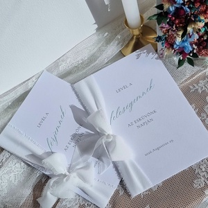 Elegáns Fogadalom Mappa � A kimondott szavak méltó őrzője, Esküvő, Emlék & Ajándék, Vendégkönyv, Papírművészet, MESKA