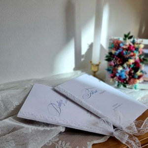 Elegáns Fogadalom Füzet � Írjátok bele a közös jövőtök első sorait - esküvő - emlék & ajándék - vendégkönyv - Meska.hu
