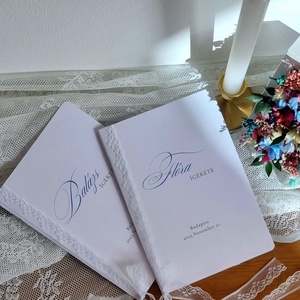 Elegáns Fogadalom Füzet � Írjátok bele a közös jövőtök első sorait, Esküvő, Emlék & Ajándék, Vendégkönyv, Papírművészet, MESKA