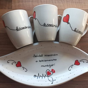 köszönő ajándék nővéreknek, orvosoknak, bárkinek - otthon & életmód - konyhafelszerelés, tálalás - tálalás - bögre & csésze - Meska.hu