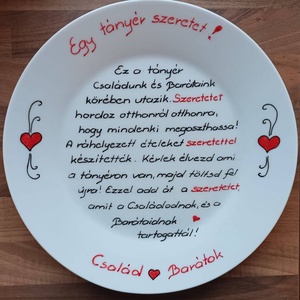 Kínáló tál, sütis tányér karácsonyra, szülinapra, névnapra, Otthon & Életmód, Konyhafelszerelés, tálalás, Tálalás, Kínálótál, Festett tárgyak, MESKA