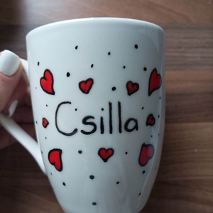 Páros bögre Valentin napra - otthon & életmód - konyhafelszerelés, tálalás - tálalás - teás- és kávés pohár, készlet - Meska.hu