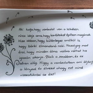 nagy süteményes tál kínáló tál bármilyen alkalomra, Otthon & Életmód, Konyhafelszerelés, tálalás, Tálalás, Kínálótál, Festett tárgyak, MESKA