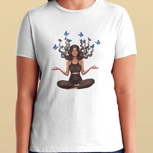 Egyedi tervezésű jóga  yoga póló, Ruha & Divat, Női ruha, Póló, felső, Mindenmás, MESKA