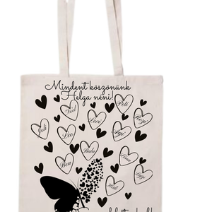 vászontáska búcsúajándék köszönő ajándék - táska & tok - bevásárlás & shopper táska - shopper, textiltáska, szatyor - Meska.hu