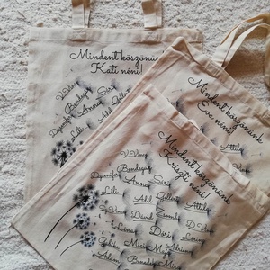 pitypangos vászon táska pedagógusoknak - táska & tok - bevásárlás & shopper táska - shopper, textiltáska, szatyor - Meska.hu