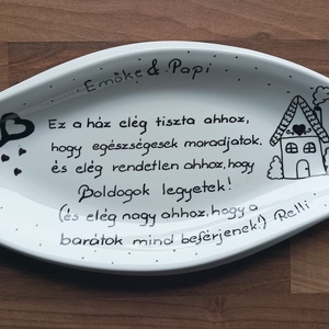 kínáló tál házavatóra - otthon & életmód - konyhafelszerelés, tálalás - tálalás - kínálótál - Meska.hu