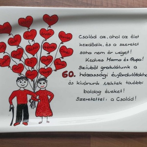 Megrendelésre készült , Otthon & Életmód, Konyhafelszerelés, tálalás, Tálalás, Tányér & Étkészlet, Festett tárgyak, MESKA