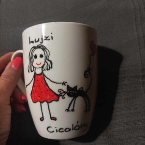 Egyedi kézzel festett bögre tanároknak, barátnőknek - otthon & életmód - konyhafelszerelés, tálalás - tálalás - bögre & csésze - Meska.hu
