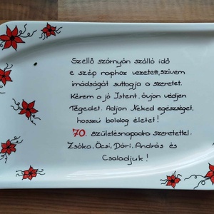 kínálótál szülinapra  - Meska.hu