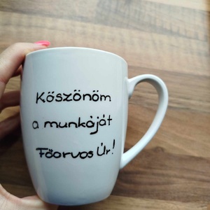 köszönő ajándék orvosnak - otthon & életmód - konyhafelszerelés, tálalás - tálalás - bögre & csésze - Meska.hu