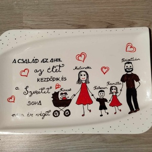 kínálótál megrendelésre, Otthon & Életmód, Konyhafelszerelés, tálalás, Tálalás, Kínálótál, Festett tárgyak, MESKA