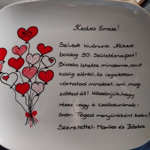 kínáló tál megrendelésre, Otthon & Életmód, Konyhafelszerelés, tálalás, Tálalás, Kínálótál, Festett tárgyak, MESKA