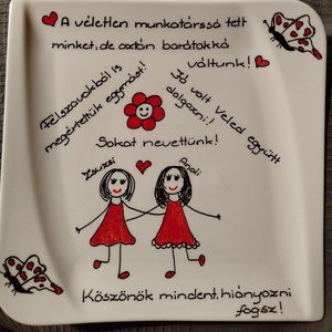 Búcsú ajándék megrendelésre kolléganőnek - Meska.hu