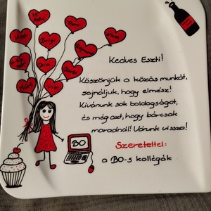 Kínáló tál+ diszcsomagolás, Otthon & Életmód, Konyhafelszerelés, tálalás, Tálalás, Tányér & Étkészlet, Festett tárgyak, MESKA