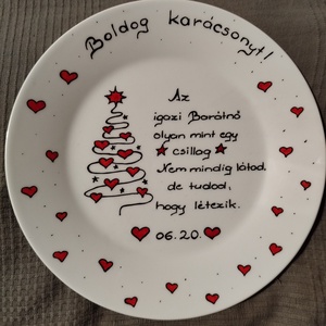 Egyedi süteményes tál karácsonyra  - Meska.hu