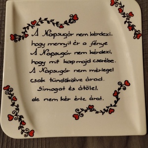 Megrendelésre készült süteményes tál  - Meska.hu