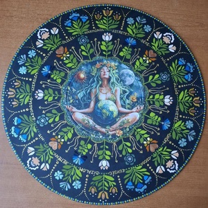 Női teremtő mandala - Meska.hu
