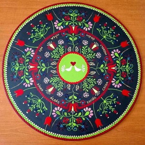 Áldás�Szeretet Mandala virágszimbolikával - művészet - festmény - akril - Meska.hu